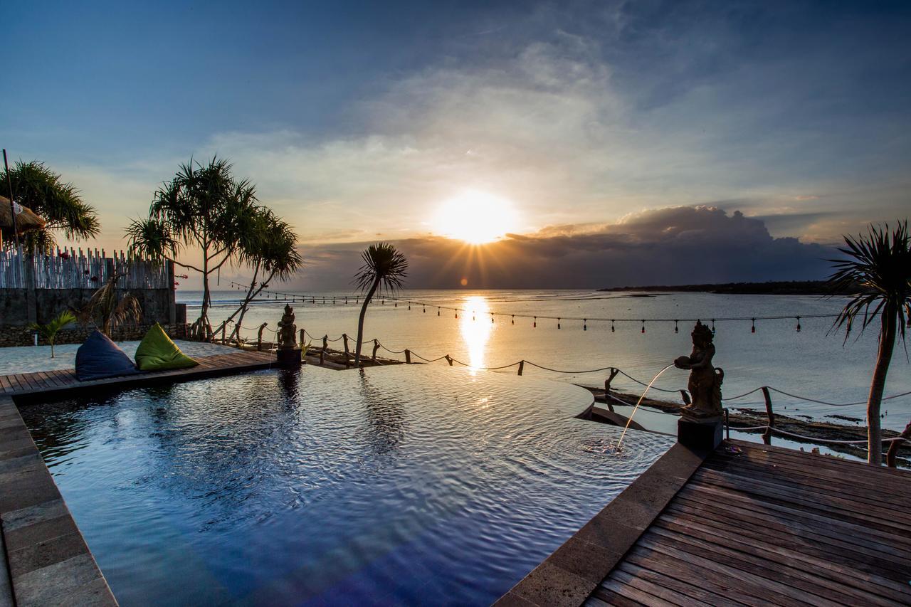 Nusa Veranda Sunset Villas & Restaurant Lembongan Kültér fotó