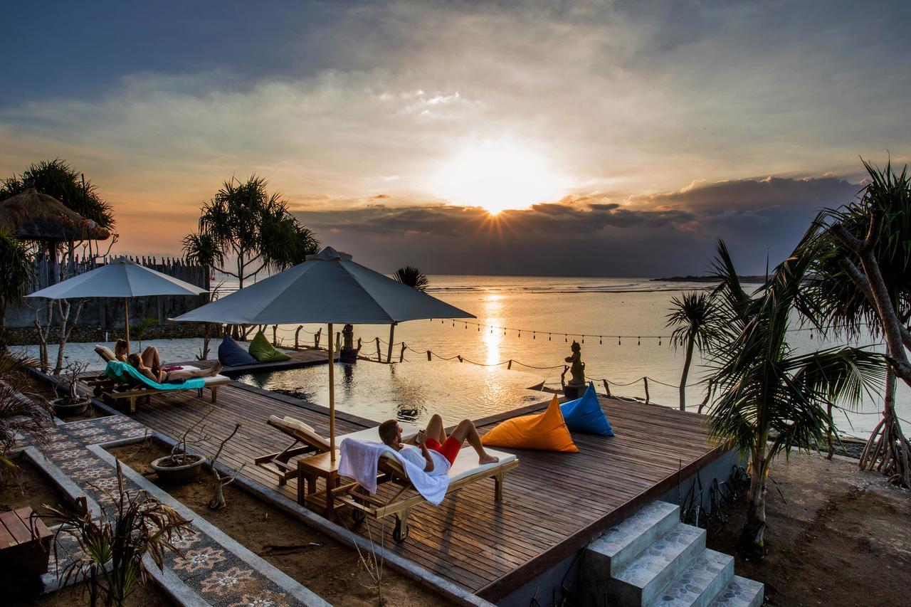 Nusa Veranda Sunset Villas & Restaurant Lembongan Kültér fotó