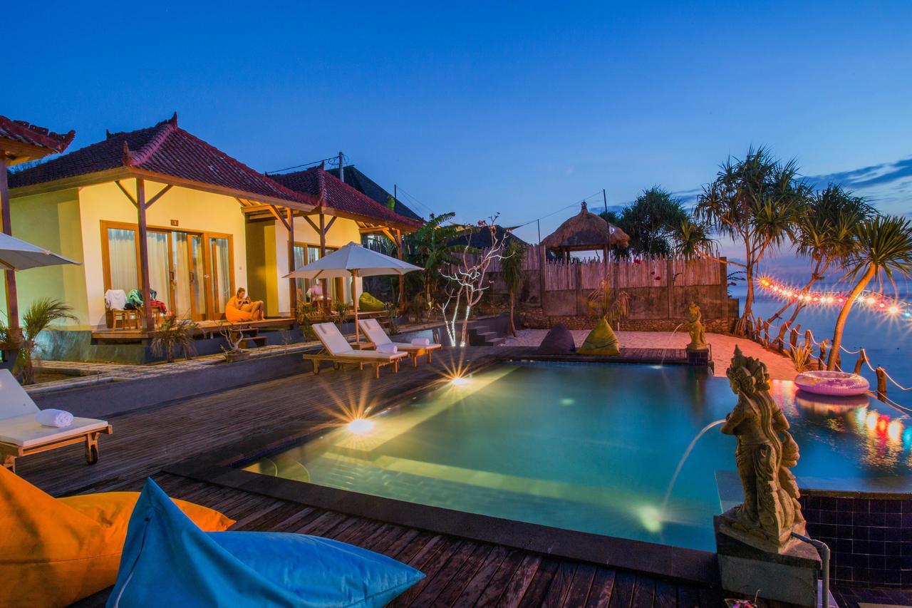 Nusa Veranda Sunset Villas & Restaurant Lembongan Kültér fotó