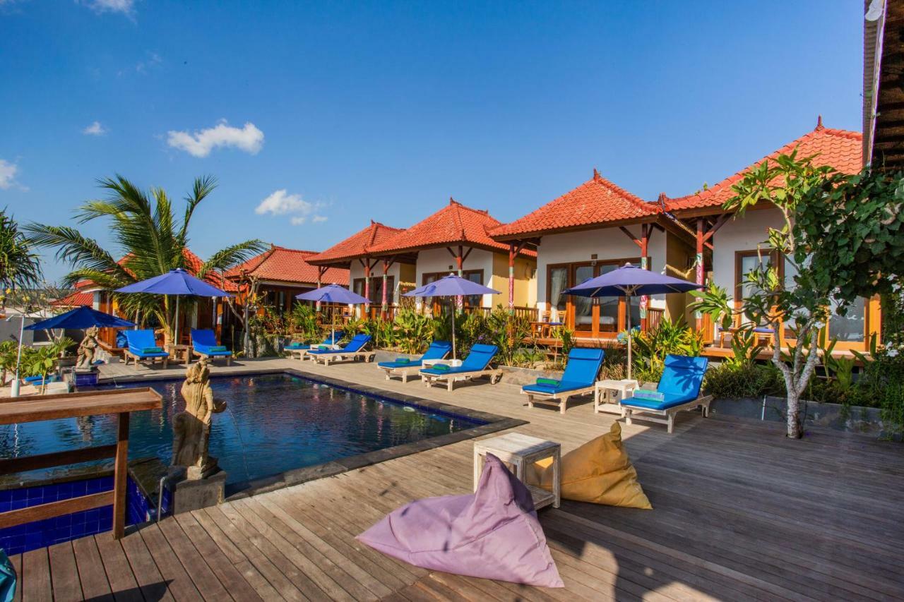 Nusa Veranda Sunset Villas & Restaurant Lembongan Kültér fotó