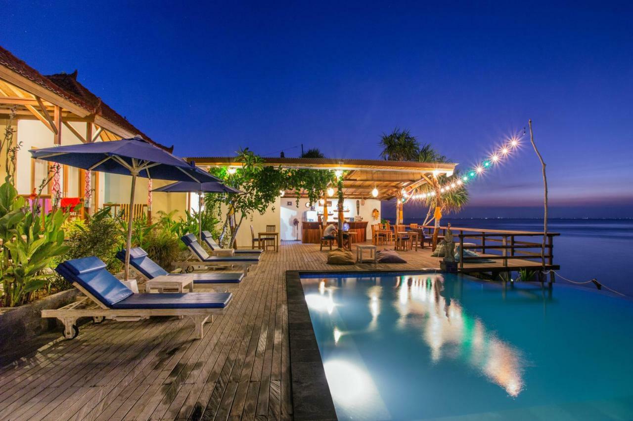 Nusa Veranda Sunset Villas & Restaurant Lembongan Kültér fotó