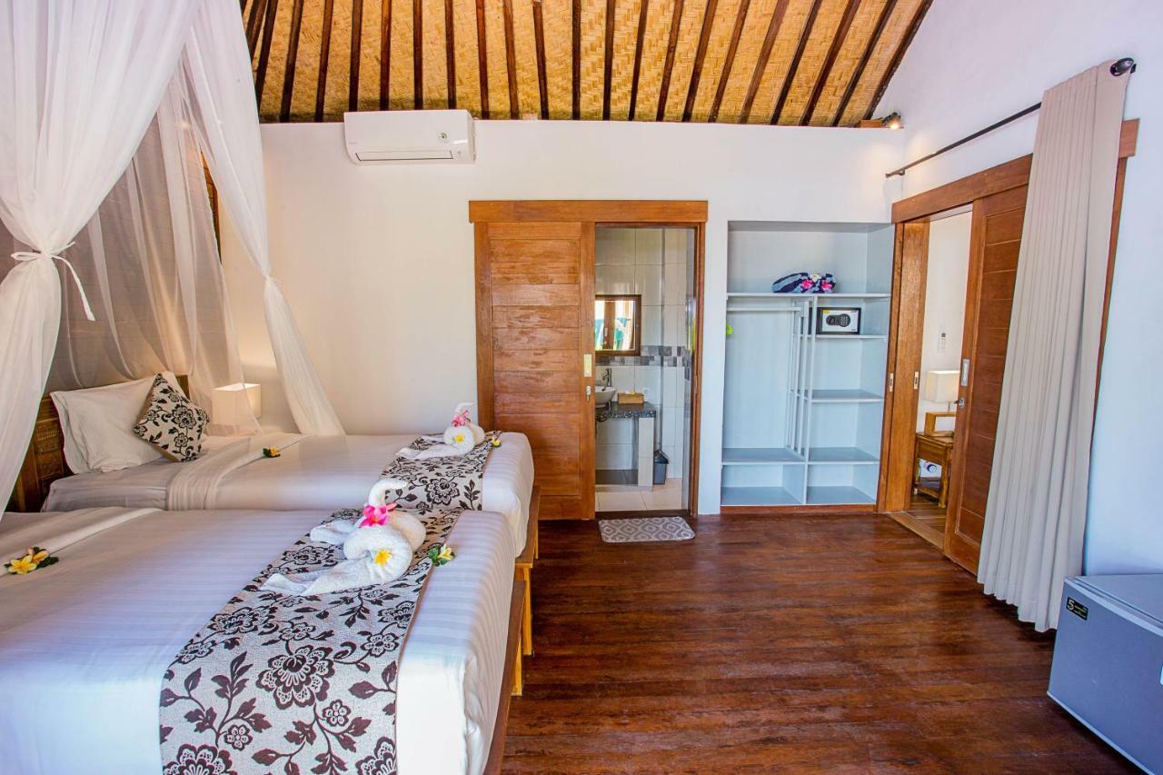 Nusa Veranda Sunset Villas & Restaurant Lembongan Kültér fotó
