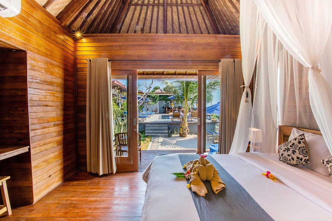 Nusa Veranda Sunset Villas & Restaurant Lembongan Kültér fotó
